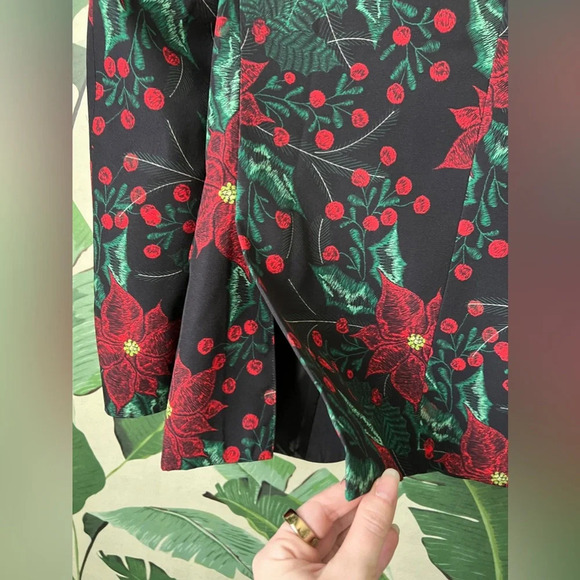 Men’s Shinesty Poinsettia Ugly Christmas Suit Jacket Size 36 - Picture 12 of 14
